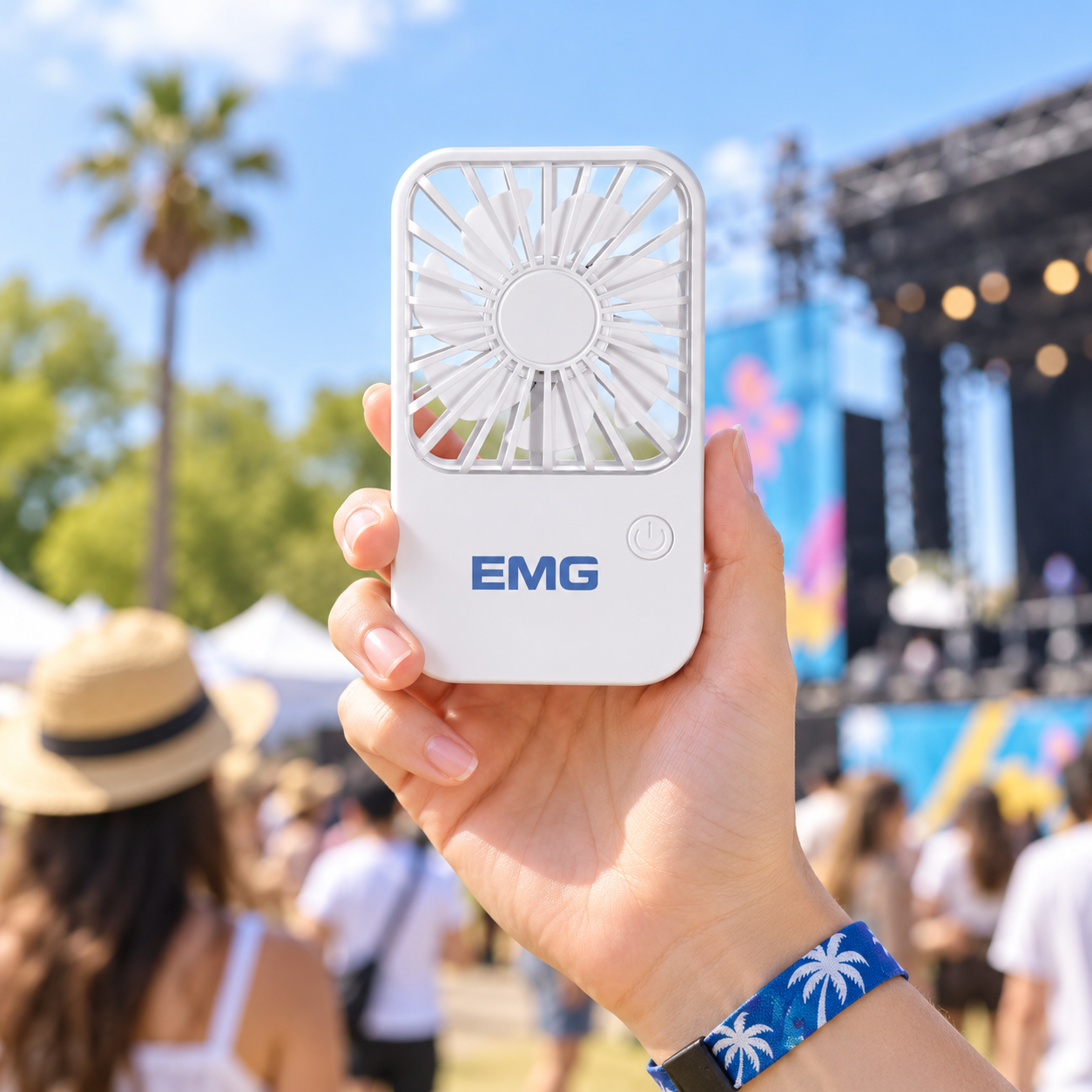 Handheld Mini Fan - High-Impact Branded Giveaway view 3