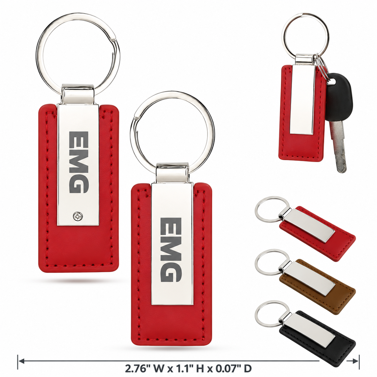 Metal Keychain - High-Impact Branded Giveaway view 2