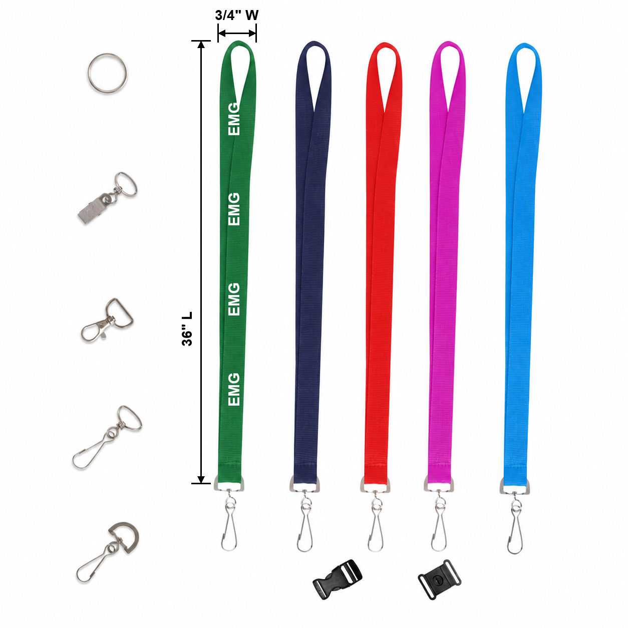 15 mm Polyester Lanyard - High-Impact Branded Giveaway view 2