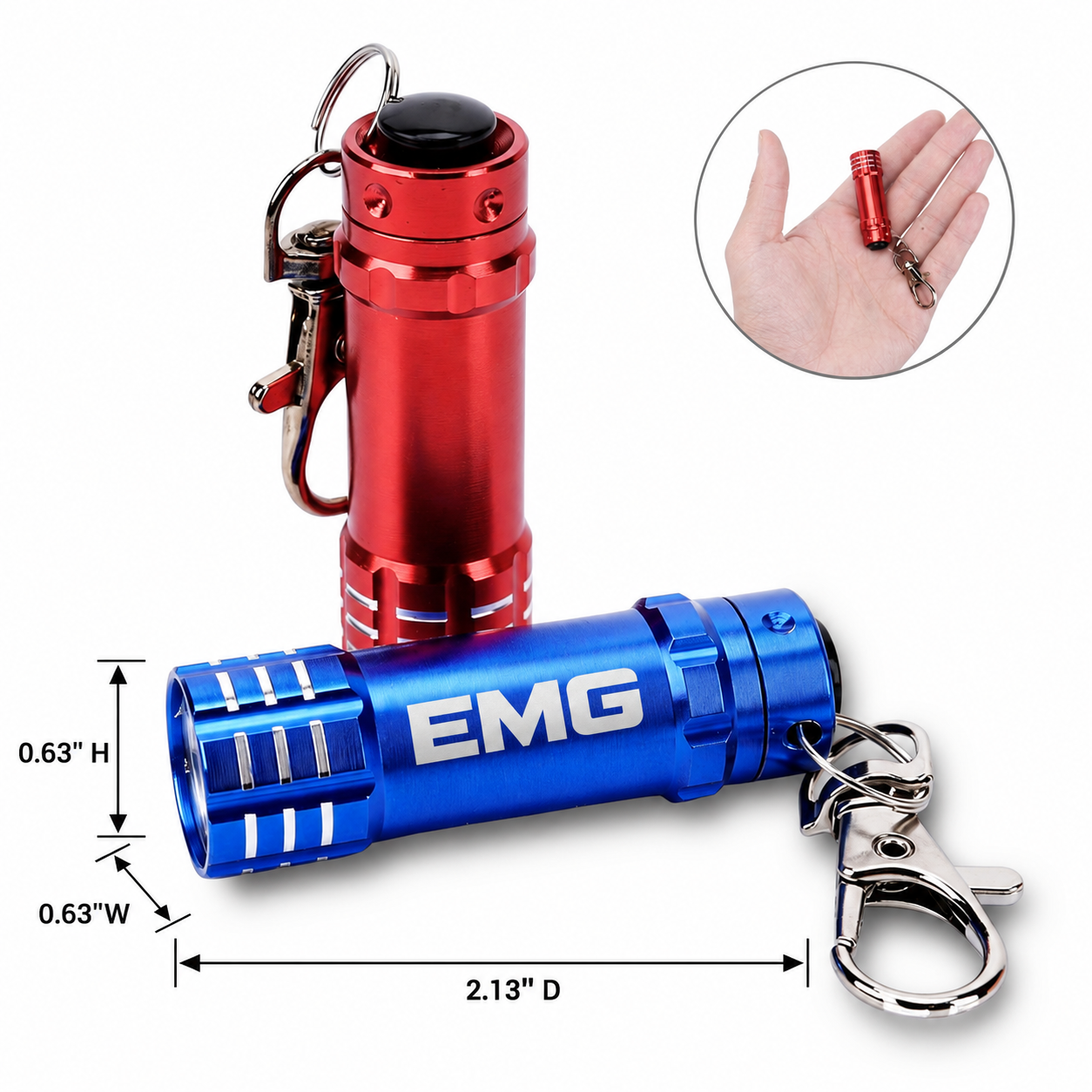 Keychain Flashlight - High-Impact Branded Giveaway view 2