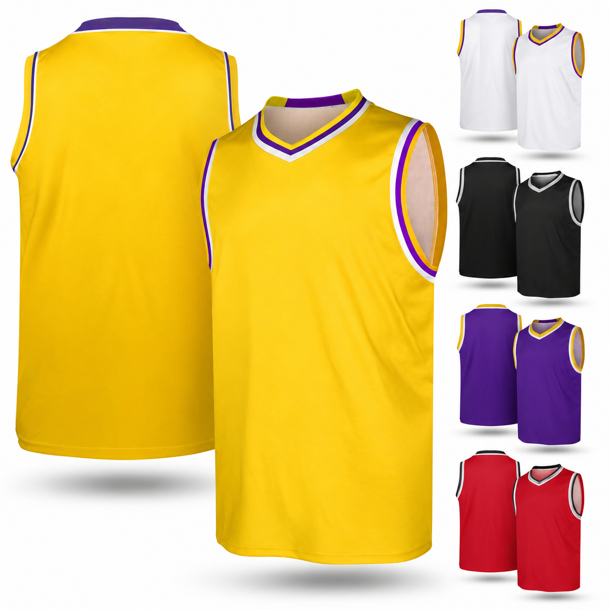 Custom Performance Personalized Basketball Jersey - Team & Event Branding Essential