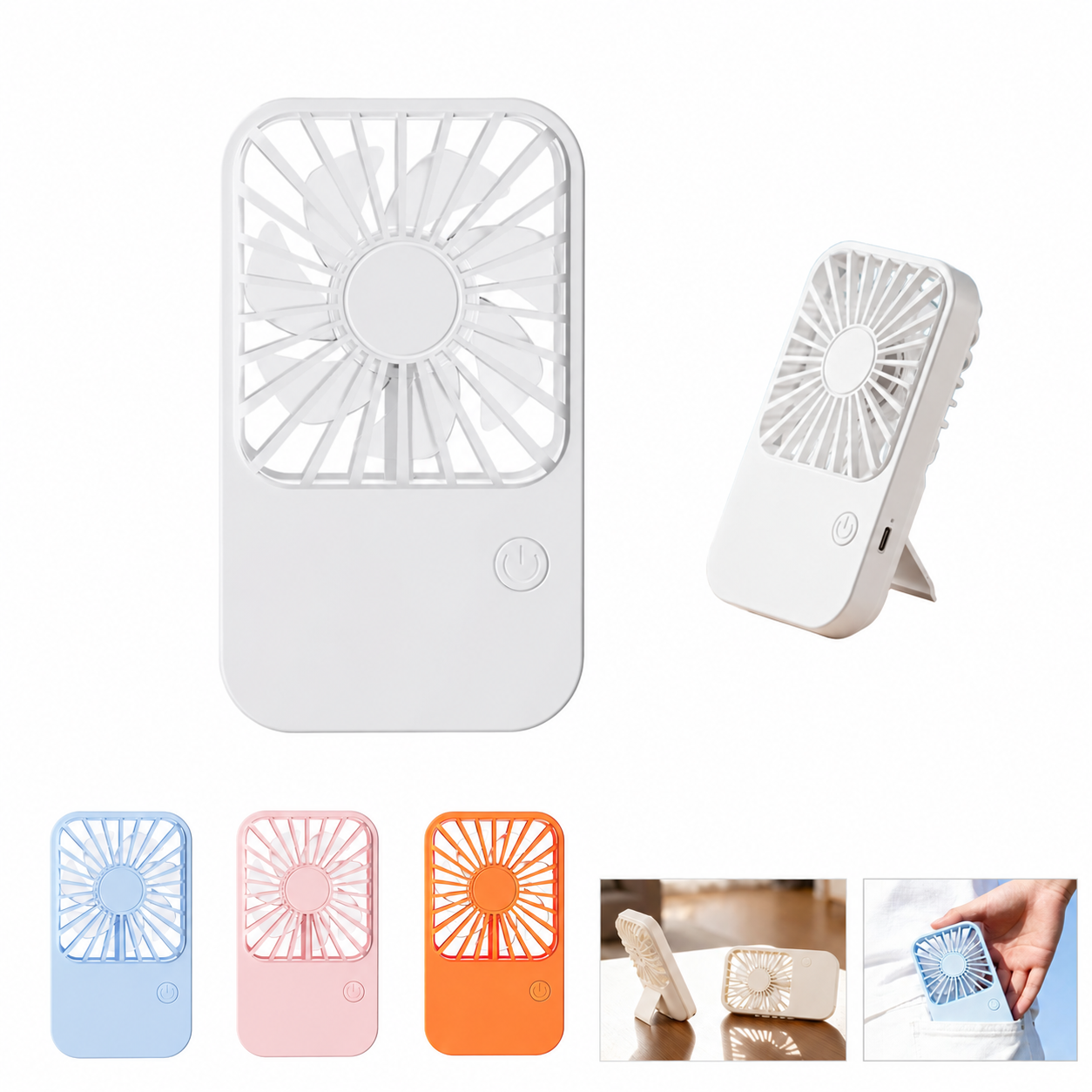 Handheld Mini Fan - High-Impact Branded Giveaway
