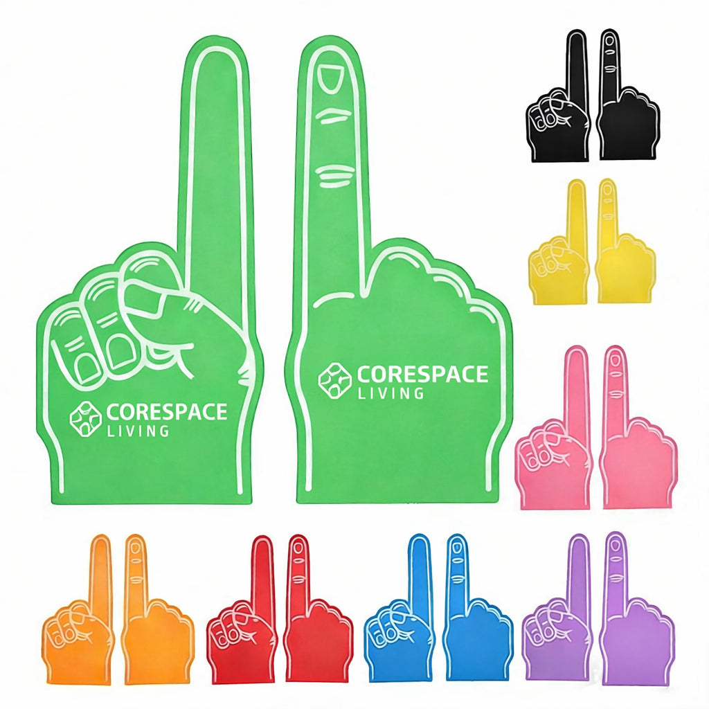 18" EVA Foam Cheering Hands - High-Impact Branded Giveaway