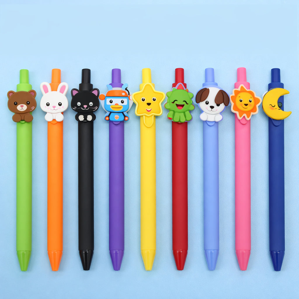 Custom PVC/Acrylic Patch Gel Pen - Branded Office & Event Essential view 3