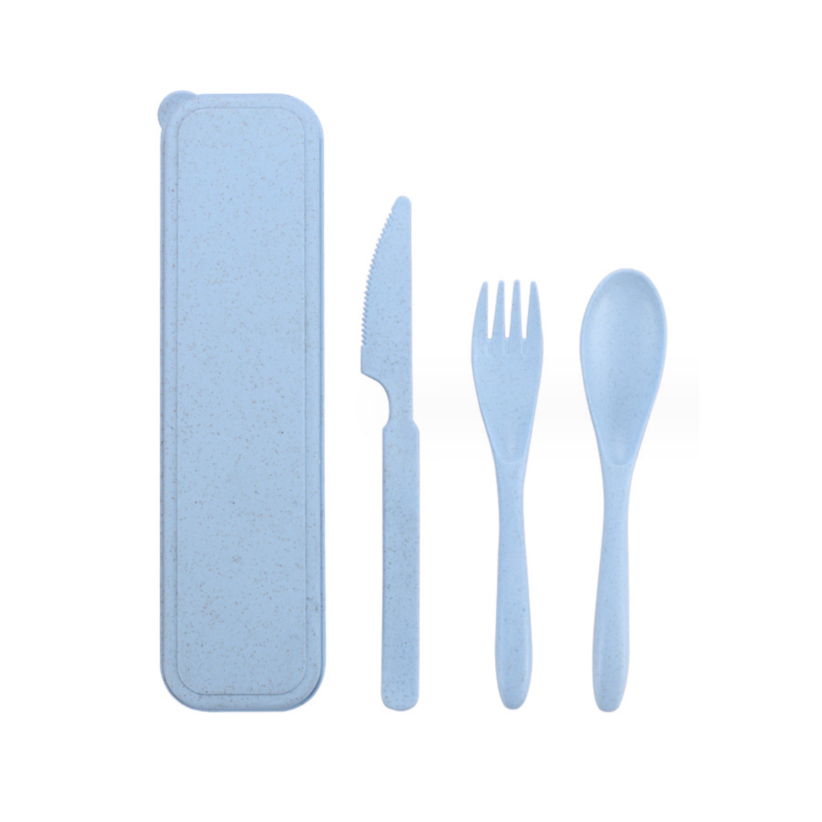 Portable Wheat Straw Cutlery Set - Sustainable Campaign Essential view 5