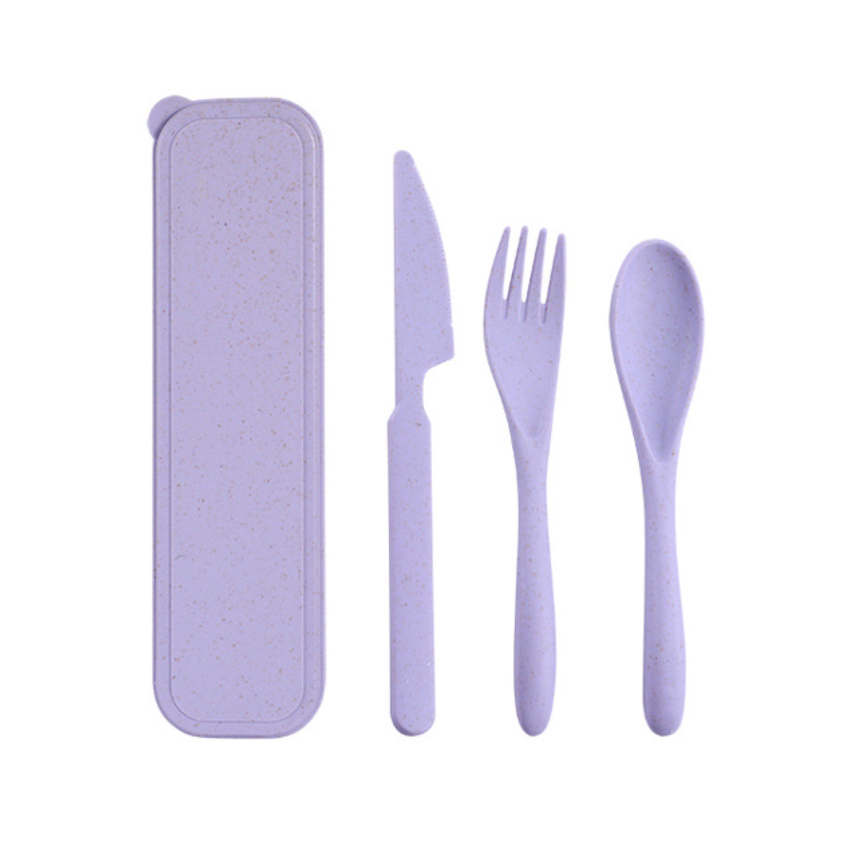 Portable Wheat Straw Cutlery Set - Sustainable Campaign Essential view 6