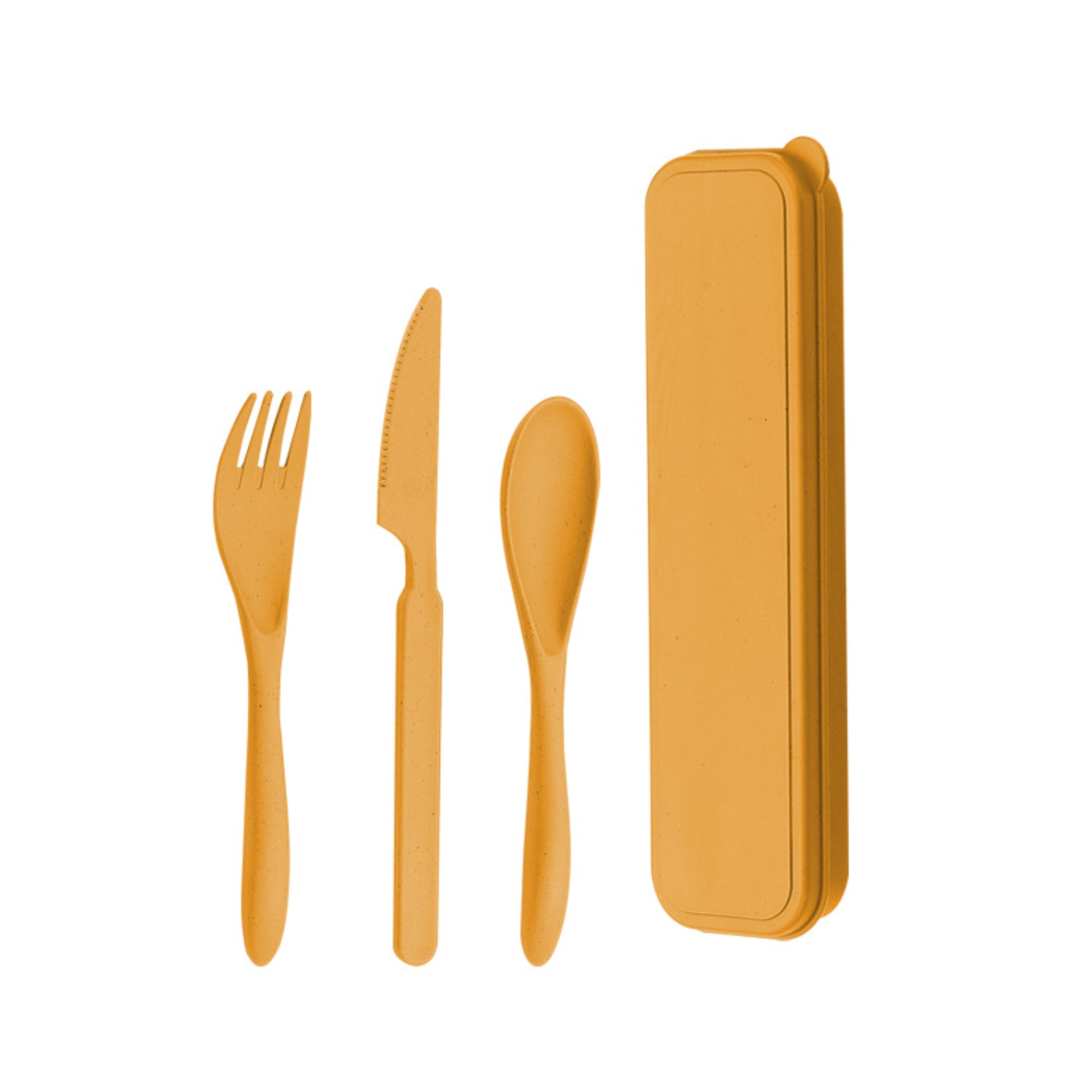 Portable Wheat Straw Cutlery Set - Sustainable Campaign Essential view 7