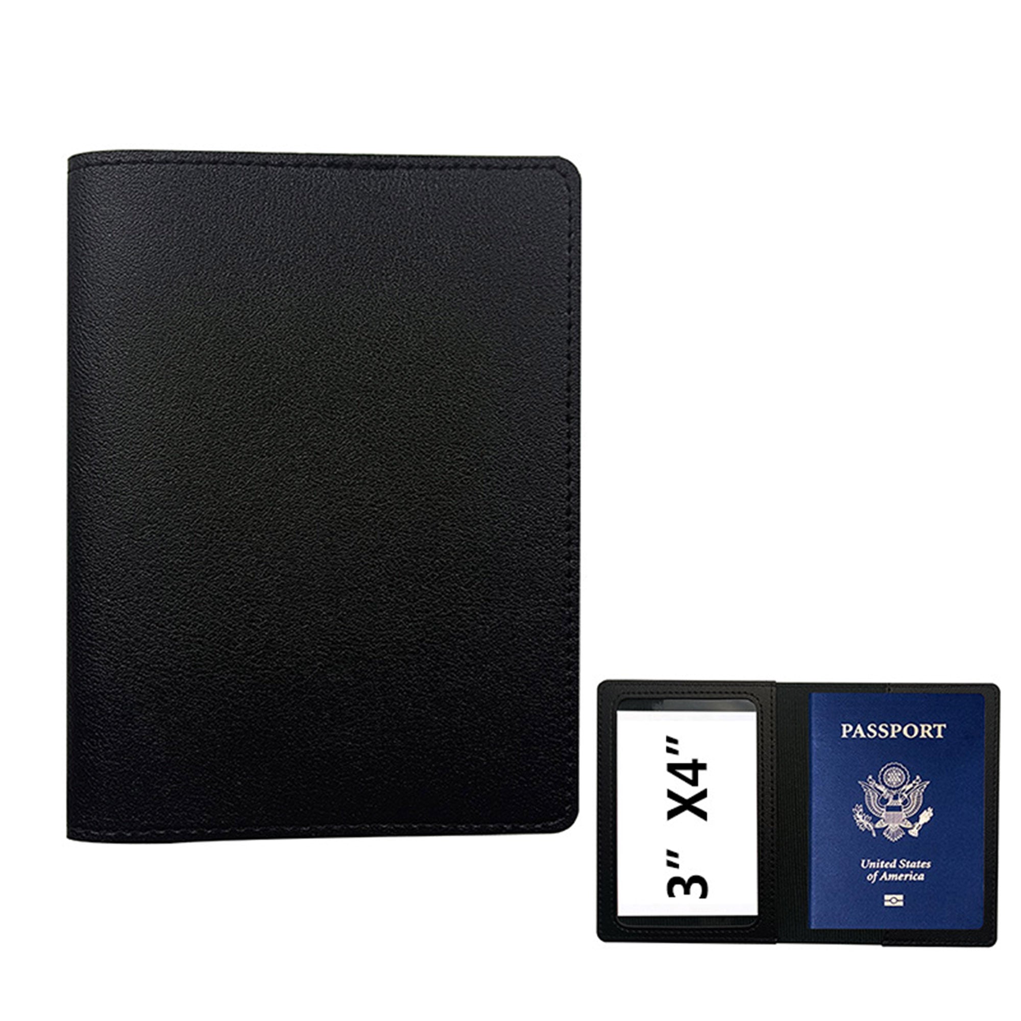 Debossed PU Leather Passport Holder Cover view 2