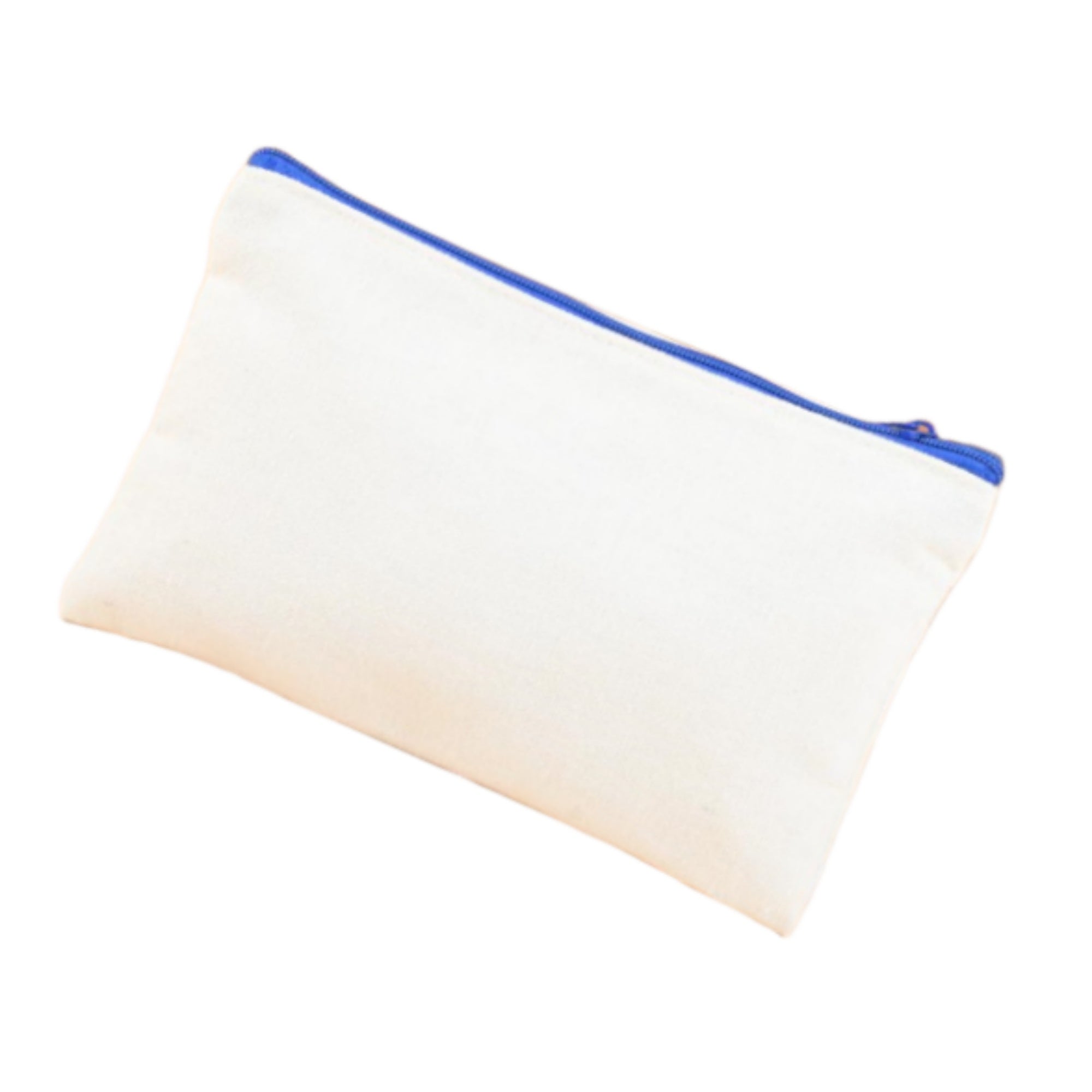 10 OZ Canvas Cosmetic Bag Pencil Pouch - OCEAN view 10