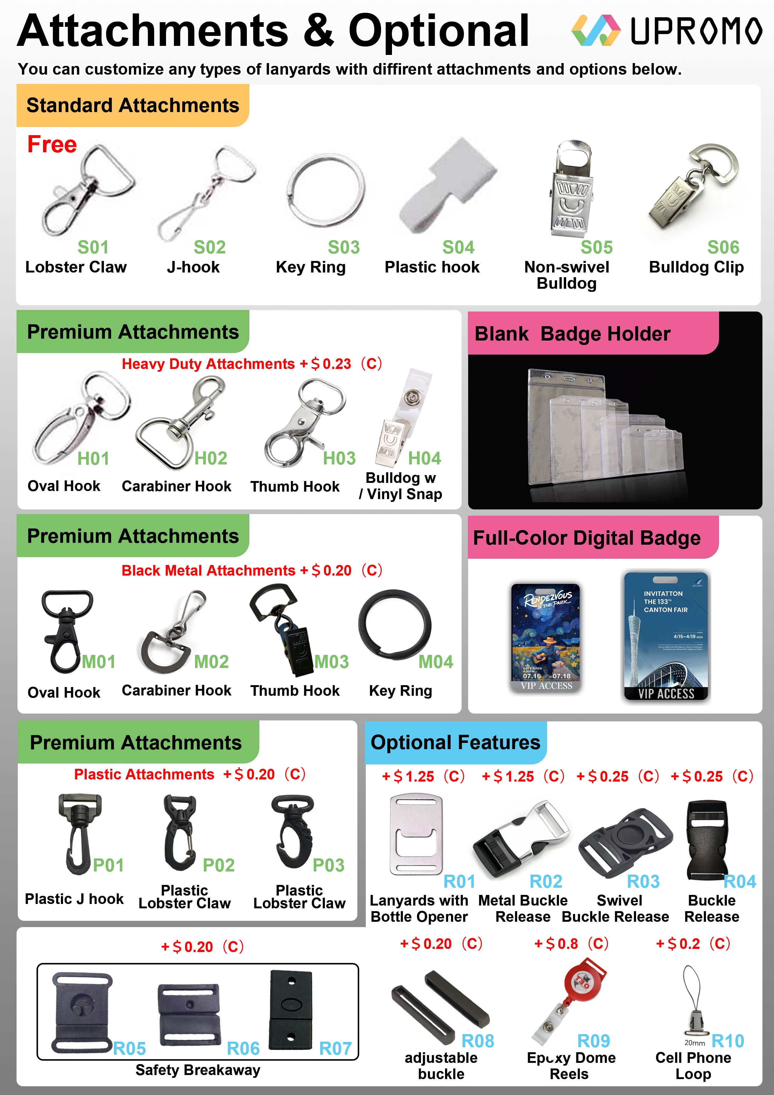 3/4" Full color Polyester Dye-sublimated Lanyard with Oval Hook - High-Impact Branded Giveaway view 2
