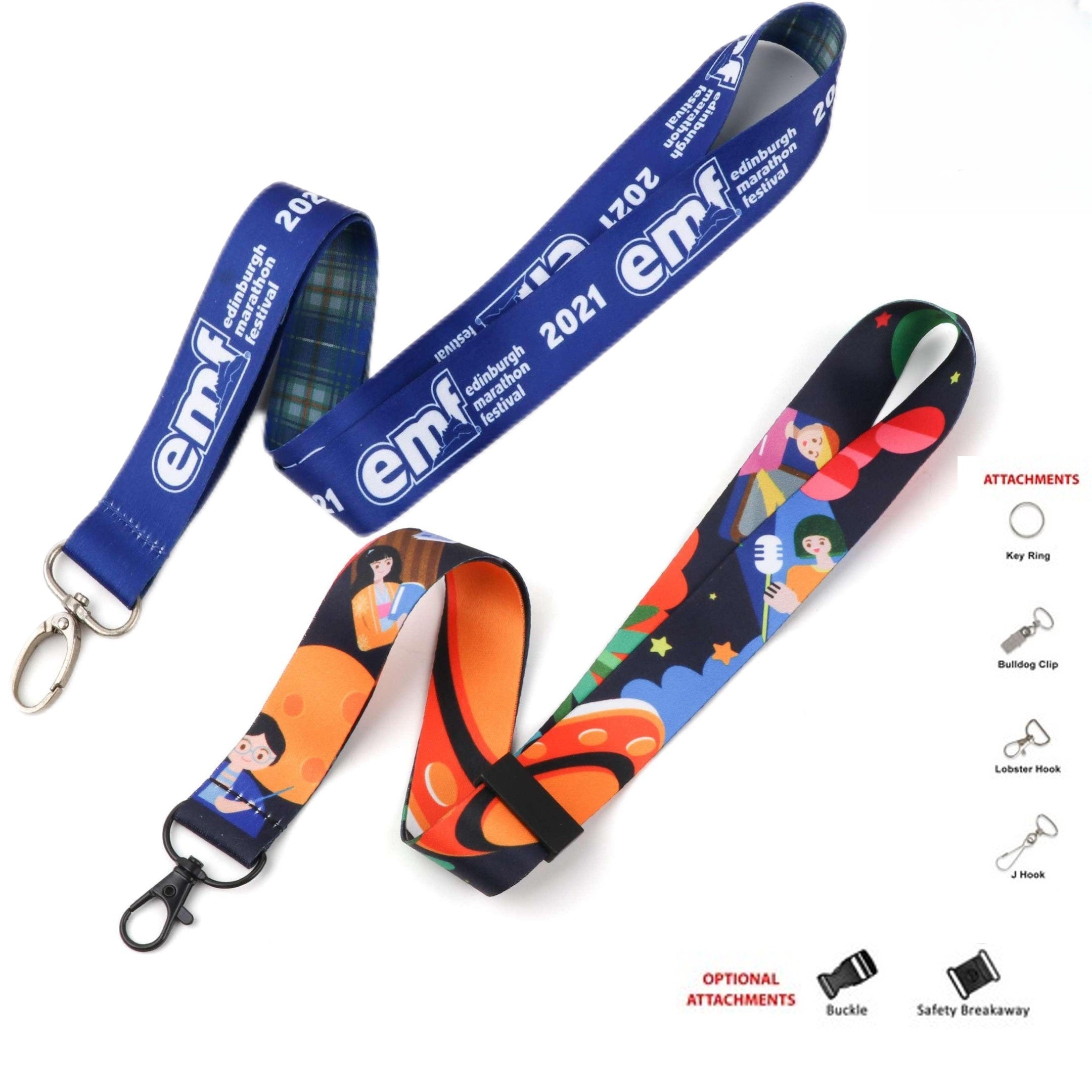 3/4" Full color Polyester Dye-sublimated Lanyard with Oval Hook - High-Impact Branded Giveaway view 15