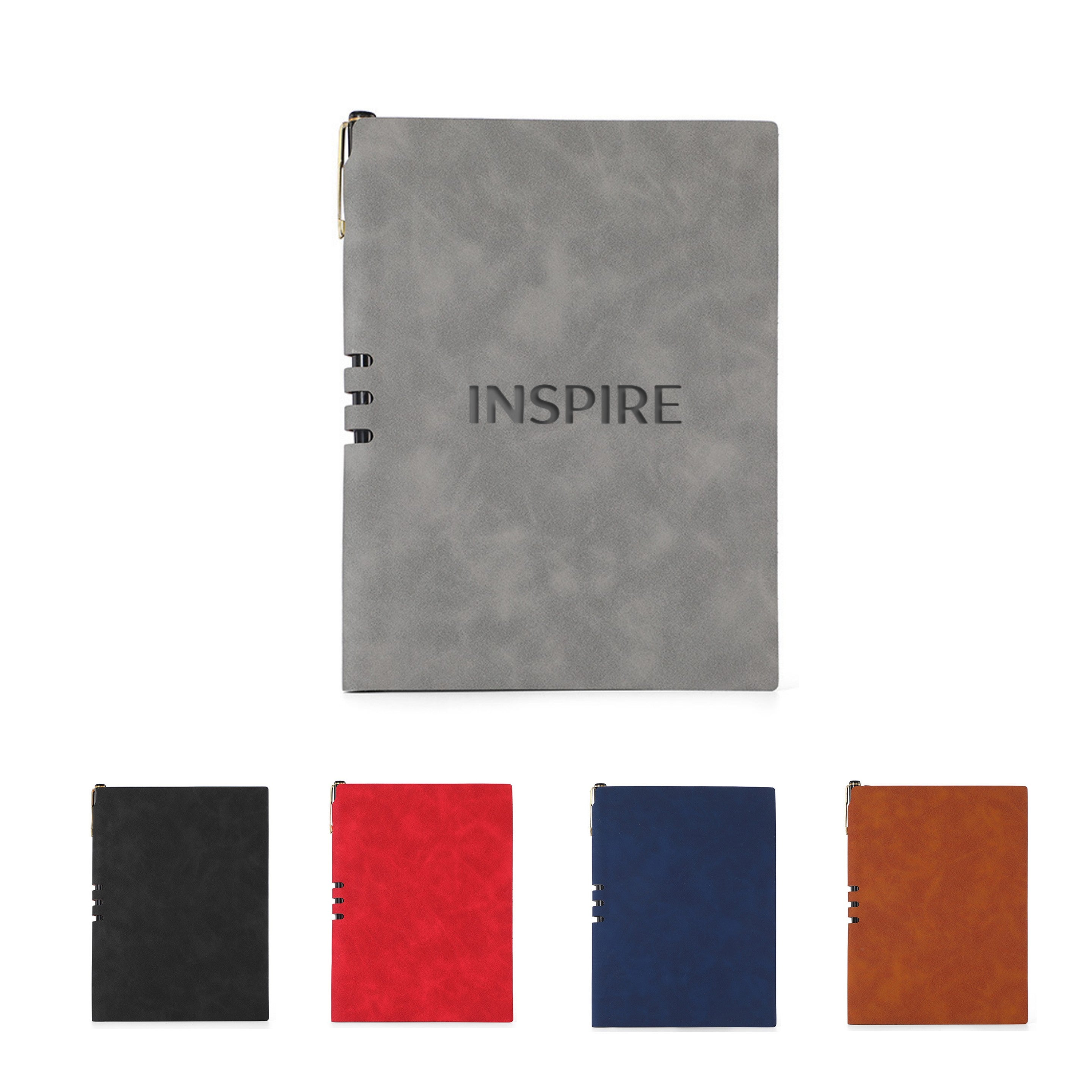 Leather Journal Notebook with Pen- Ocean - Branded Office & Event Essential