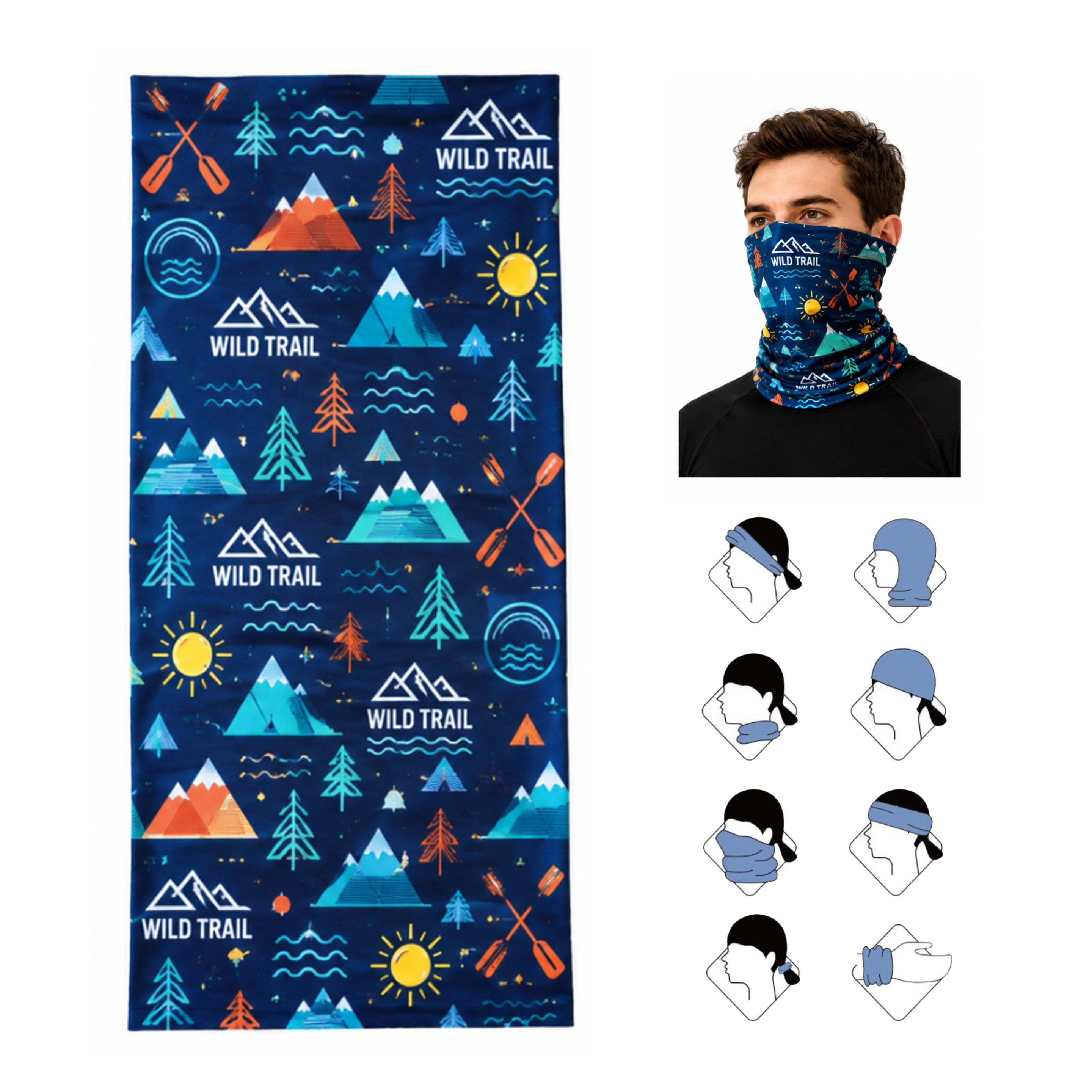 Multifunctional Neck Gaiter - Team & Event Branding Essential
